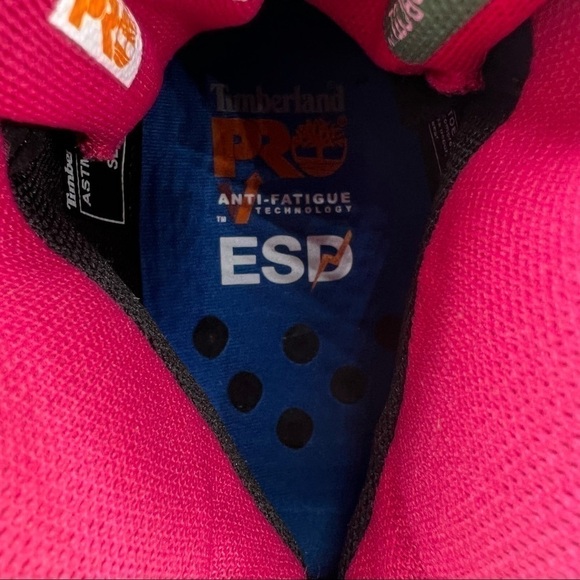 Timberland Pro Women’s Drivetrain Mid Composite Safety Toe ESD Work Boots - Picture 14 of 16